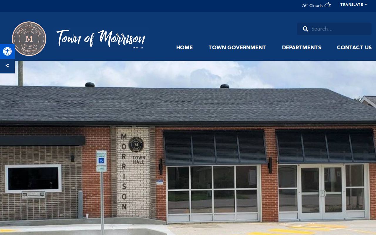 Official Morrison Tennessee town services and arrest jurisdiction source