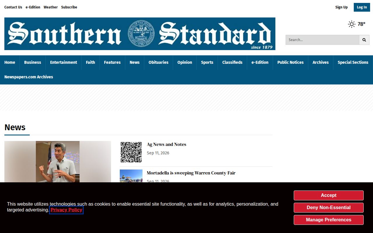 McMinnville and Warren County arrest news section