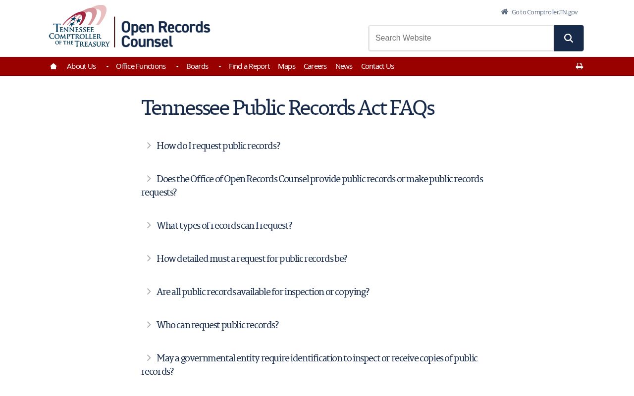 Tennessee guidance for Warren County arrest requests